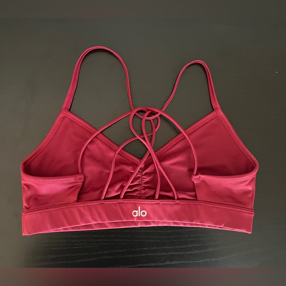 Red Alo sports bra